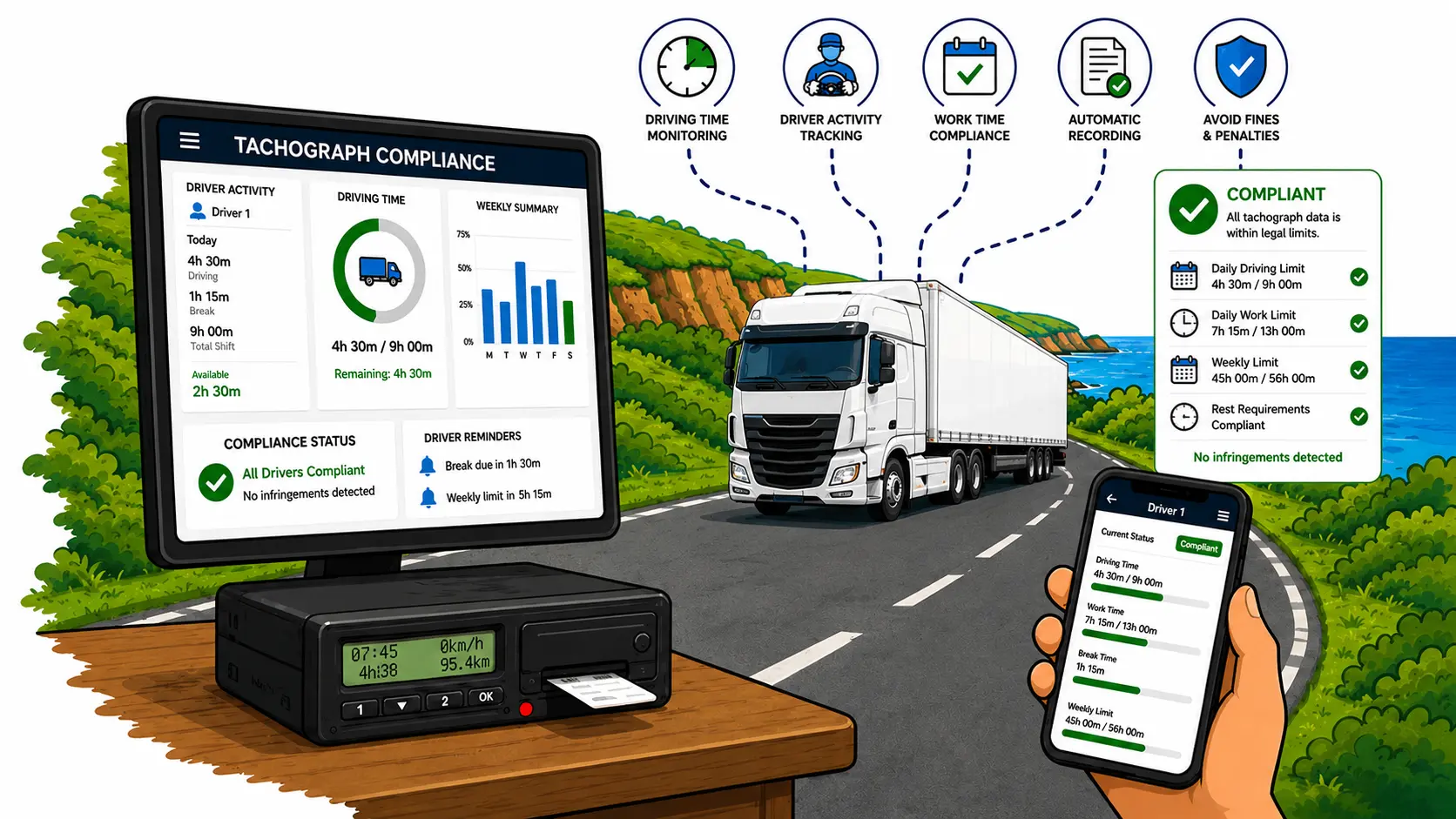 Tachograph complaince